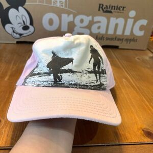 Roxy womens surf beach vacation trucker hat pink OS